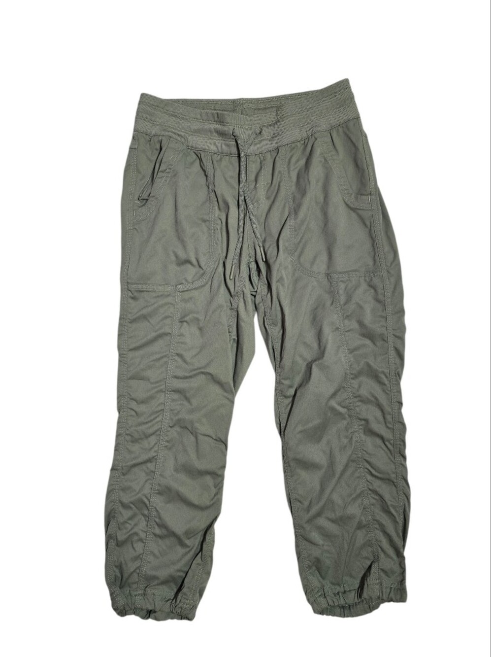 The North Face Olive Green Utility Jogger Capri Pants S Outdoor Hiking